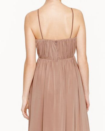 In Stock,Ready To Ship - Long Tea Green Chiffon Bridesmaid Dress(BM10826L) 
