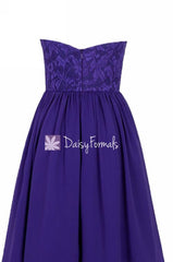 Long Turquoise Lace Strapless Party Dress Cyan Lace Bridesmaids Dress (BM1340L)