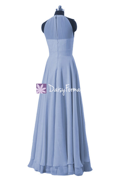 Vintage Blue Elegant Bridesmaid Dress Long Evening Dress Pale Blue Formal  Dress (CST1004LT) – DaisyFormals-Bridesmaid and Formal Dresses in 59+ Colors