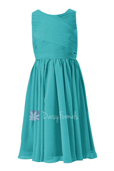 Teal junior on sale bridesmaid dresses