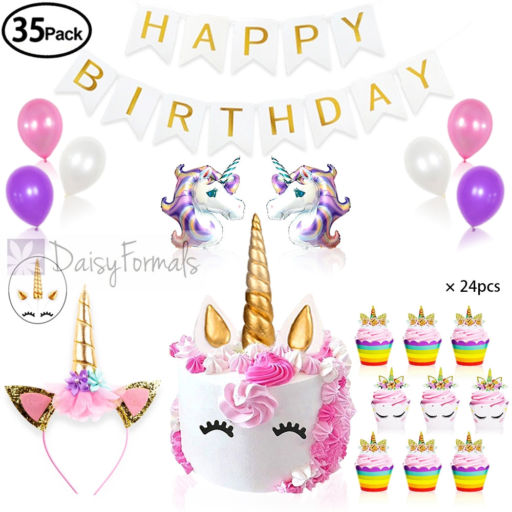 Unicorn Party Supplies & Decorations with Unicorn Cake Topper,Unicorn –  DaisyFormals-Bridesmaid and Formal Dresses in 59+ Colors