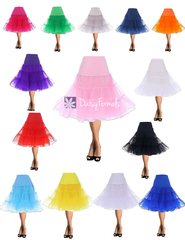 DaisyFormals® Women's 50s Vintage Rockabilly Petticoat Tutu -14 Color (PT001)