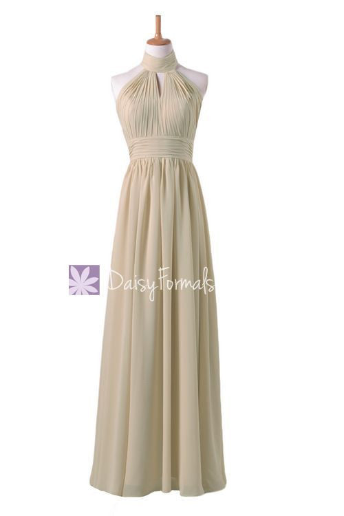 Khaki Bridesmaids Dress Long Champagne Chiffon Party Dress Bridesmaids DaisyFormals-Bridesmaid and Formal Dresses in 59+ Colors Khaki Bridesmaids Dress Long Champagne Chiffon Party Dress Bridesmaids DaisyFormals-Bridesmaid and Formal Dresses in 59+ Colors