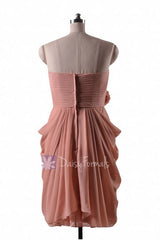 In stock,ready to ship - sheath short sweetheart bridesmaid dresses online (bm332) - (#16 zinnwaldite)