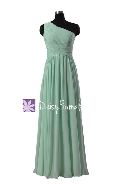 Long Mint Affordable Bridesmaid Dress One Shoulder Mint Chiffon Party Dress One Shoulder Formal Dress(BM351) DaisyFormals-Bridesmaid and Formal Dresses in 59+ Colors Long Mint Affordable Bridesmaid Dress One Shoulder Mint Chiffon Party Dress One Shoulder Formal Dress(BM351) DaisyFormals-Bridesmaid and Formal Dresses in 59+ Colors