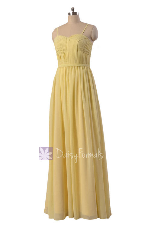 Light Yellow Inexpensive Chiffon Bridesmaid Dress Flowing Party Dress Stylish Formal Gowns (BM1037o) DaisyFormals-Bridesmaid and Formal Dresses in 59+ Colors Light Yellow Inexpensive Chiffon Bridesmaid Dress Flowing Party Dress Stylish Formal Gowns (BM1037o) DaisyFormals-Bridesmaid and Formal Dresses in 59+ Colors