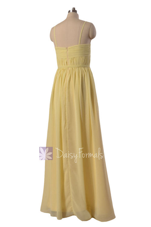Light Yellow Inexpensive Chiffon Bridesmaid Dress Flowing Party Dress Stylish Formal Gowns (BM1037o) DaisyFormals-Bridesmaid and Formal Dresses in 59+ Colors Light Yellow Inexpensive Chiffon Bridesmaid Dress Flowing Party Dress Stylish Formal Gowns (BM1037o) DaisyFormals-Bridesmaid and Formal Dresses in 59+ Colors