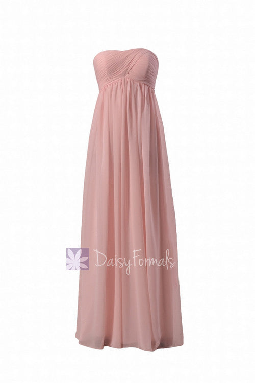 Gorgeous Floor Length Pink Chiffon Wedding Party Dress Online W/Empire Waist(BM10821L) DaisyFormals-Bridesmaid and Formal Dresses in 59+ Colors Gorgeous Floor Length Pink Chiffon Wedding Party Dress Online W/Empire Waist(BM10821L) DaisyFormals-Bridesmaid and Formal Dresses in 59+ Colors