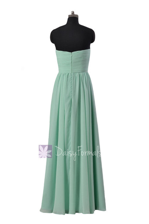 Mint Green Latest Bridesmaid Dress Floor Length Chiffon Wedding Party Dress(BM10824L) DaisyFormals-Bridesmaid and Formal Dresses in 59+ Colors Mint Green Latest Bridesmaid Dress Floor Length Chiffon Wedding Party Dress(BM10824L) DaisyFormals-Bridesmaid and Formal Dresses in 59+ Colors