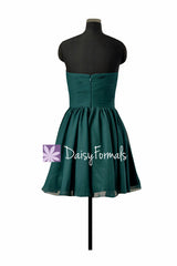 Custom teal cocktail bridesmaid dress Custom teal cocktail bridesmaid dress online rich peacock strapless chiffon party dresses (bm10824n)rich peacock strapless chiffon party dresses (bm10824n)