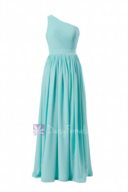 Tiffany Blue One-Shoulder Long Bridal Party Dress Turquoise Bridesmaid DaisyFormals-Bridesmaid and Formal Dresses in 59+ Colors Tiffany Blue One-Shoulder Long Bridal Party Dress Turquoise Bridesmaid DaisyFormals-Bridesmaid and Formal Dresses in 59+ Colors
