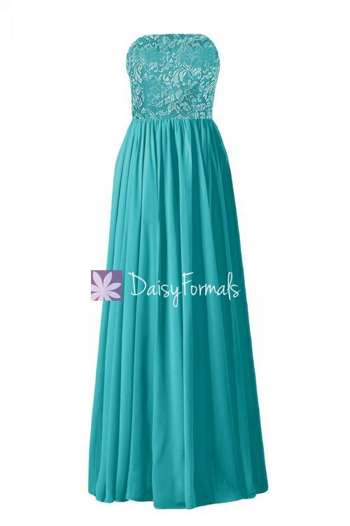 Long Turquoise Lace Strapless Party Dress Cyan Lace Bridesmaids Dress DaisyFormals-Bridesmaid and Formal Dresses in 59+ Colors Long Turquoise Lace Strapless Party Dress Cyan Lace Bridesmaids Dress DaisyFormals-Bridesmaid and Formal Dresses in 59+ Colors