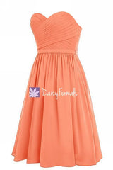 Classy Mint Green Chiffon Bridesmaids Dress Short Beach Party Dress (BM2349)