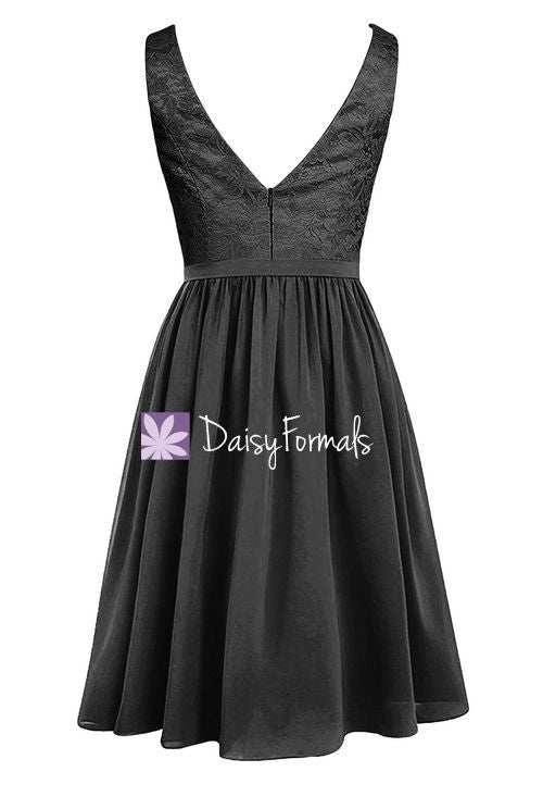 Feminine Lace Party Dress Knee Length Lace Formal Dress Prom Dress (BM DaisyFormals-Bridesmaid and Formal Dresses in 59+ Colors Feminine Lace Party Dress Knee Length Lace Formal Dress Prom Dress (BM DaisyFormals-Bridesmaid and Formal Dresses in 59+ Colors