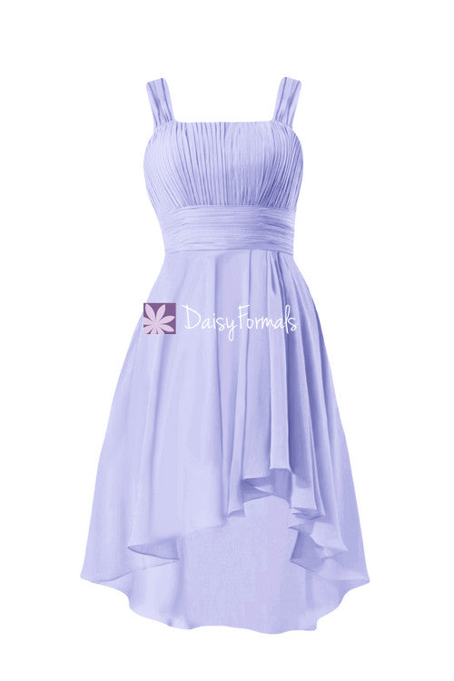 Simple chiffon cheap bridesmaids dress stunning mauve party dress w/straps (bm2427)