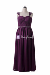 Floating Beaded Aura Blue Chiffon Party Dress Beaded Evening Dress Dress (BM247)
