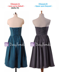 Full a-line formal bridesmaids dress sweetheart tiffany blue chiffon bridesmaids dresses (bm332as)