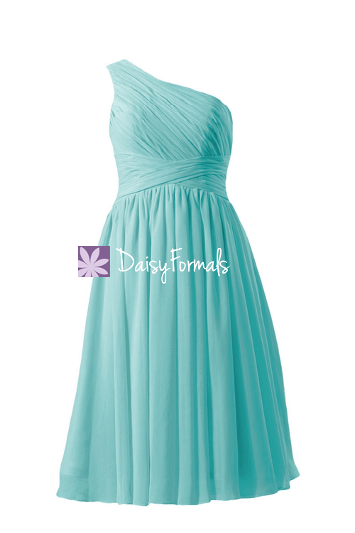 Short knee length chiffon dress empire party dress maternity formal dress (bm351em)