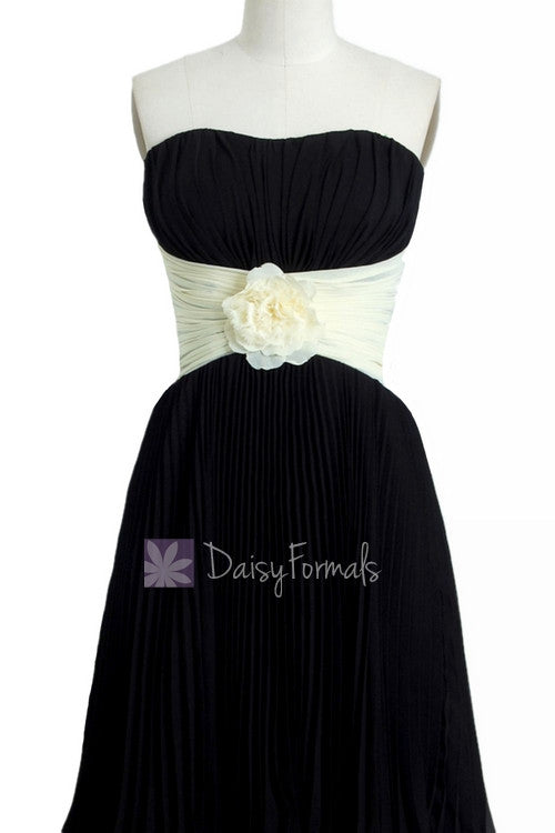 Black Cream Short Bridesmaid Dress,Layered Hem Black Bridal Party Dress Online (BM484) DaisyFormals-Bridesmaid and Formal Dresses in 59+ Colors Black Cream Short Bridesmaid Dress,Layered Hem Black Bridal Party Dress Online (BM484) DaisyFormals-Bridesmaid and Formal Dresses in 59+ Colors