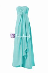 Perfect beach wedding party dress floor length elegant formal dress w/empire waist (bm4046l)