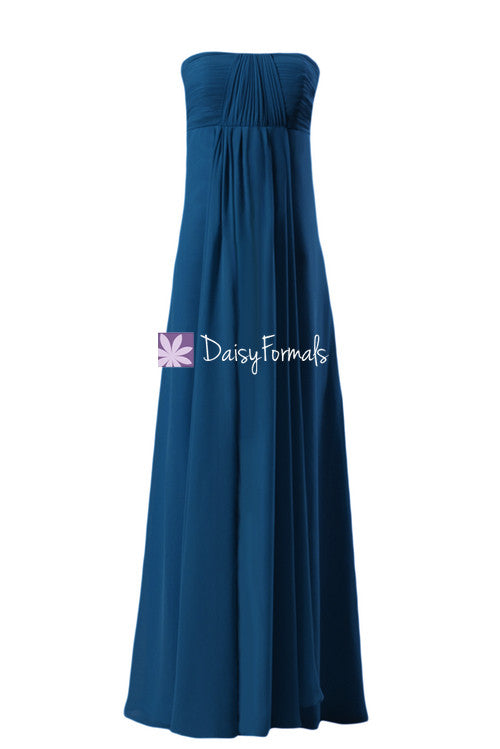 Empire Peacock Blue Chiffon Dress Long Peacock Elegant Bridesmaids Dress (BM4056) DaisyFormals-Bridesmaid and Formal Dresses in 59+ Colors Empire Peacock Blue Chiffon Dress Long Peacock Elegant Bridesmaids Dress (BM4056) DaisyFormals-Bridesmaid and Formal Dresses in 59+ Colors