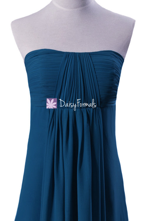 Empire Peacock Blue Chiffon Dress Long Peacock Elegant Bridesmaids Dress (BM4056) DaisyFormals-Bridesmaid and Formal Dresses in 59+ Colors Empire Peacock Blue Chiffon Dress Long Peacock Elegant Bridesmaids Dress (BM4056) DaisyFormals-Bridesmaid and Formal Dresses in 59+ Colors