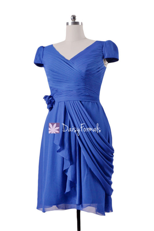 Modest V Neckline Party Dress Modest Bridesmaids Dress Royal Blue Modest Prom Dress (BM437A) DaisyFormals-Bridesmaid and Formal Dresses in 59+ Colors Modest V Neckline Party Dress Modest Bridesmaids Dress Royal Blue Modest Prom Dress (BM437A) DaisyFormals-Bridesmaid and Formal Dresses in 59+ Colors