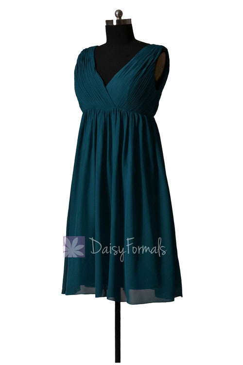 Teal bridesmaid new arrivals dresses short