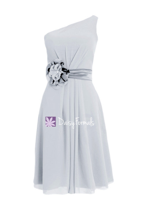 Custom Silver Chiffon Evening Dress Short Beach Bridesmaids Dress Gard DaisyFormals-Bridesmaid and Formal Dresses in 59+ Colors Custom Silver Chiffon Evening Dress Short Beach Bridesmaids Dress Gard DaisyFormals-Bridesmaid and Formal Dresses in 59+ Colors