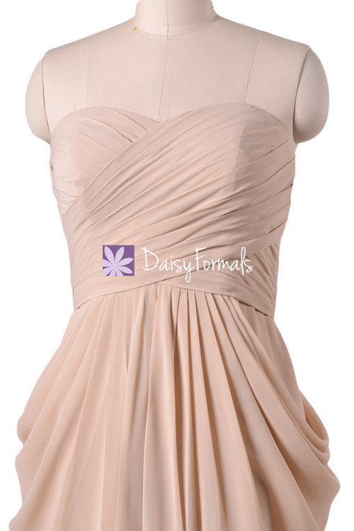 Apricot Chiffon Party Dress Knee Length Unique Bridesmaids Dress Beach Wedding Party Dress (BM643S) DaisyFormals-Bridesmaid and Formal Dresses in 59+ Colors Apricot Chiffon Party Dress Knee Length Unique Bridesmaids Dress Beach Wedding Party Dress (BM643S) DaisyFormals-Bridesmaid and Formal Dresses in 59+ Colors