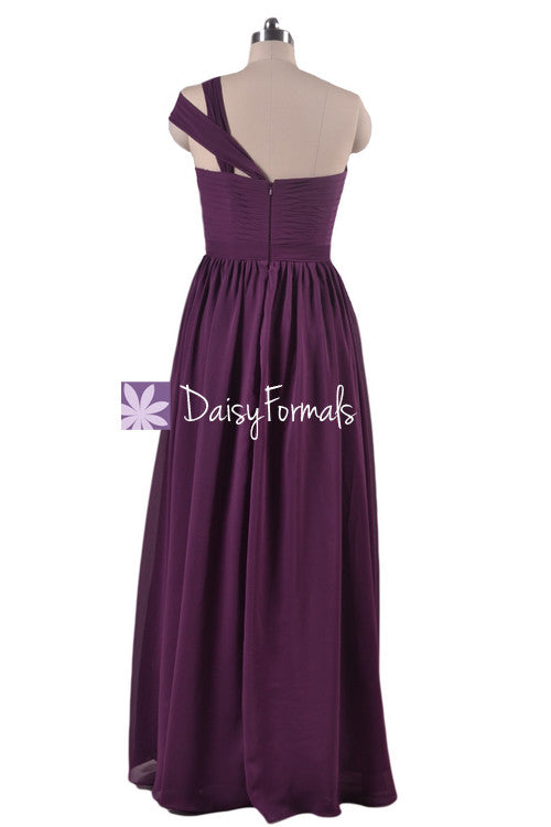 dark purple chiffon bridesmaid dress Deep Purple Lace Chiffon Beach Bridesmaid Dresses Maternity Bridesmaid Dresses ARD2465