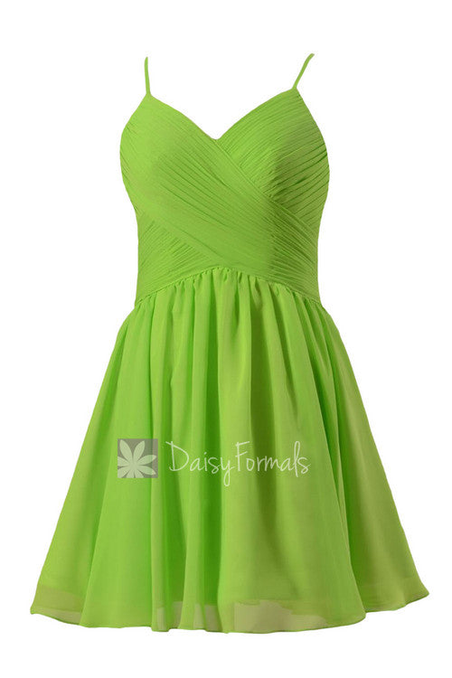 Cocktail and party chiffon dresses short best sale