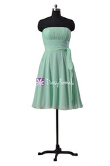 Beautiful Mint Green Cocktail Dress Party Dress Beach Wedding Party Dress (BM856)