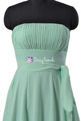 Beautiful mint green cocktail dress party dress beach wedding party dresses (bm856)