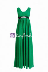 Green empire evening dress,green maternity party dress,maternity formal dress(bm1029)