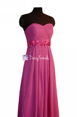 Inexpensive Champagne Bridesmaids Dress Long Beach Wedding Party Dress (BM98480)