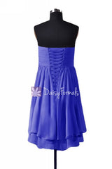 Light iris strapless party dress sweetheart prom dress graduation dress formal dresses (cst2229)