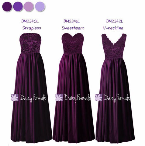 Byzantium Lace Mismatched Dresses Long Party Dress - Byzantium Mystery (MM160)