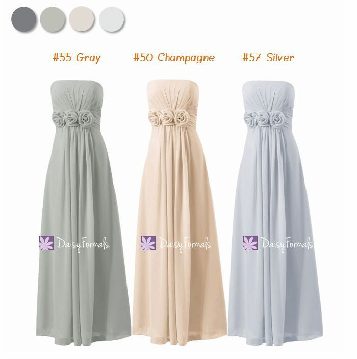 Long Strapless Party Dress - Earth Tones (MM170) DaisyFormals-Bridesmaid and Formal Dresses in 59+ Colors Long Strapless Party Dress - Earth Tones (MM170) DaisyFormals-Bridesmaid and Formal Dresses in 59+ Colors