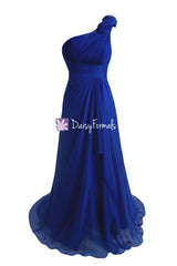 Fashionable prom dress long sapphire blue party dress dark blue evening dresses (pr28480)
