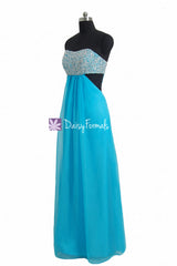 Malibu blue prom dress flirty yet cute party dresses with cutouts opening (pr28512)