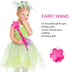 Unicorn Rainbow Tutu Skirt Set (11 Pack) for Girls Unicorn Themed Birthday Party（3-8 Years）