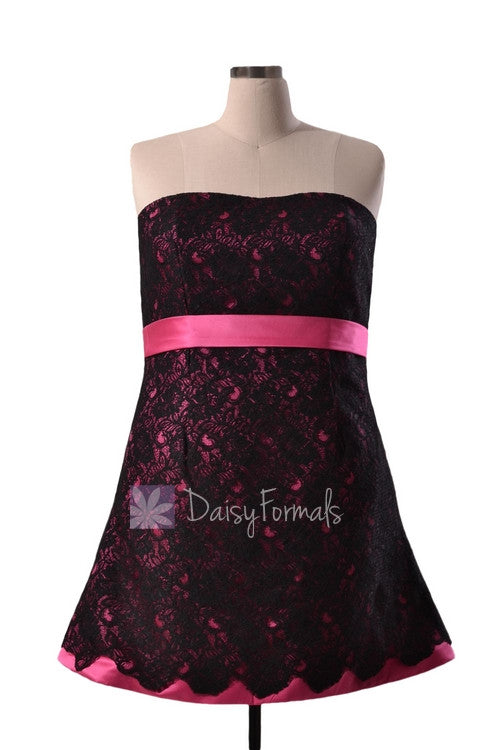 Semi Sweethart Lace Cocktail Dress Black Maternity Bridesmaid Dress W/ DaisyFormals-Bridesmaid and Formal Dresses in 59+ Colors Semi Sweethart Lace Cocktail Dress Black Maternity Bridesmaid Dress W/ DaisyFormals-Bridesmaid and Formal Dresses in 59+ Colors