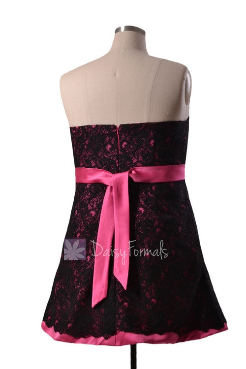 Semi Sweethart Lace Cocktail Dress Black Maternity Bridesmaid Dress W/ DaisyFormals-Bridesmaid and Formal Dresses in 59+ Colors Semi Sweethart Lace Cocktail Dress Black Maternity Bridesmaid Dress W/ DaisyFormals-Bridesmaid and Formal Dresses in 59+ Colors