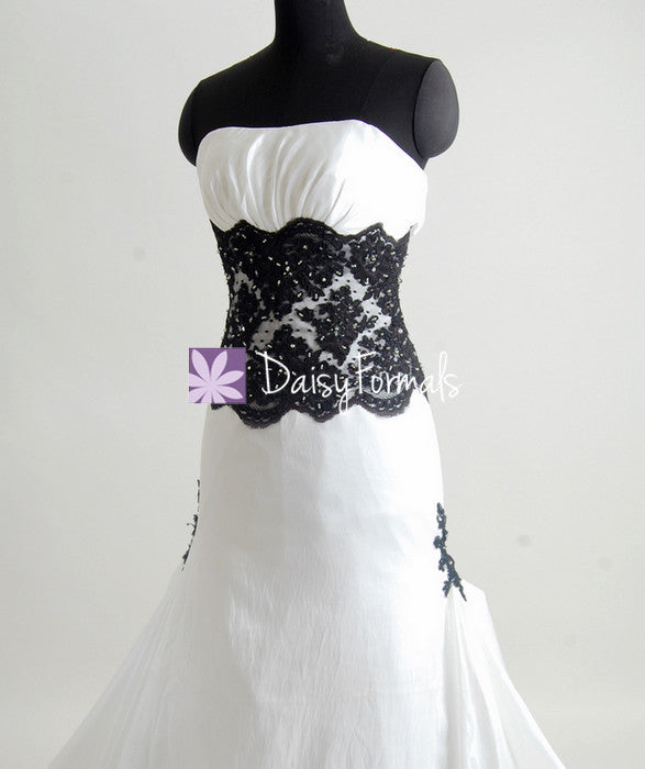 Charming Strapless Wedding Party Dress Fit & Flare Black Lace Formal Wedding Gown (Beth) DaisyFormals-Bridesmaid and Formal Dresses in 59+ Colors Charming Strapless Wedding Party Dress Fit & Flare Black Lace Formal Wedding Gown (Beth) DaisyFormals-Bridesmaid and Formal Dresses in 59+ Colors