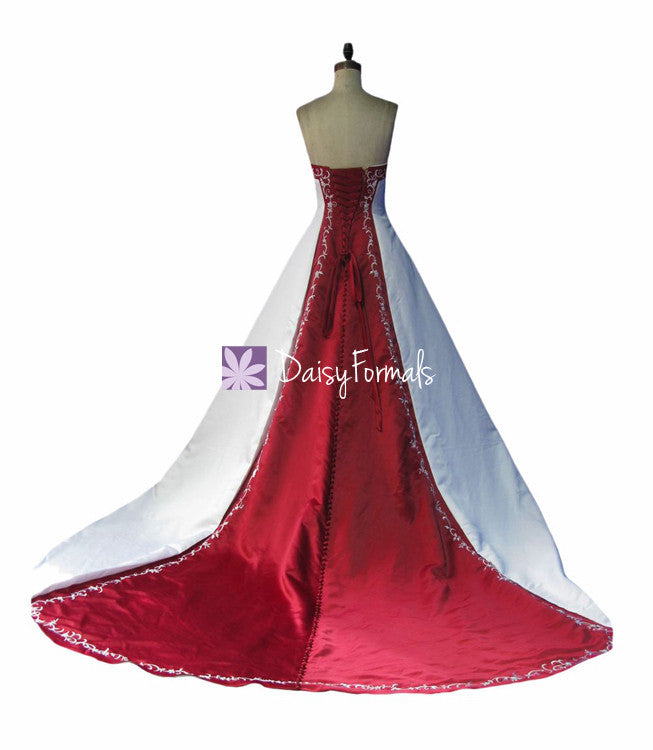 Beautiful Embroidery Wedding Party Dress Long Reasonable White Wedding Gown (WD998) DaisyFormals-Bridesmaid and Formal Dresses in 59+ Colors Beautiful Embroidery Wedding Party Dress Long Reasonable White Wedding Gown (WD998) DaisyFormals-Bridesmaid and Formal Dresses in 59+ Colors