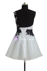 Discount One-shoulder Taffeta Prom Dress Stunning One-shoulder Cocktail Dresses  (PR3754)